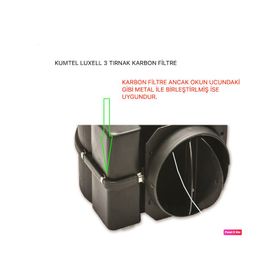 Luxell DA6 830 Yeni Tip Davlumbaz Karbon Filtre