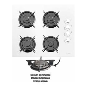 Luxell Ddt 15 Prg LX15PRGBYZ Dijital Opall Beyaz Ankastre Set