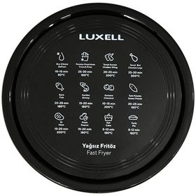 Luxell FC5134 Black Silver Fast Fryer XL Fritöz