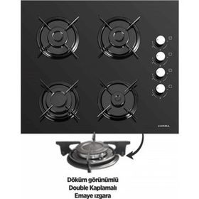 Luxell L Opall DA-835-40 TAHDF-B66-SGF3 3'lü Siyah Ankastre Set