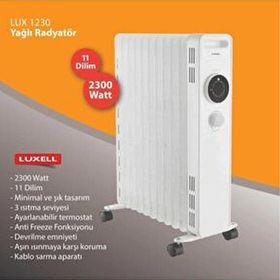 Luxell LUX-1230 11 Dilim Beyaz Radyatör
