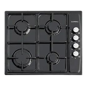 Luxell LX-420 F 4 Gözlü Gazlı Emaye Yüzeyli Set Üstü Ocak Siyah