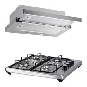 Luxell LX-420F - DS6-905 22li İnox Ankastre Set