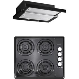 Luxell LX-420F - DS6-905 2'li Siyah Ankastre Set