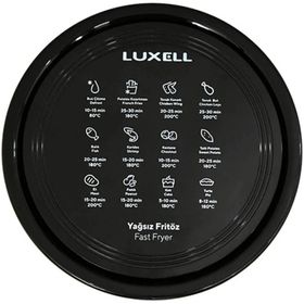 Luxell LX-FC5937 5.5 lt XL Black Gold Airfryer