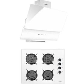Luxell OC88 - DA6 835 Beyaz 2'li Ankastre Set