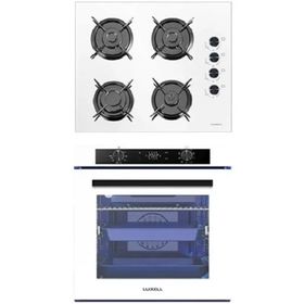 Luxell Platinum A68-SGF3 - OC88 Beyaz 2'li Ankastre Set