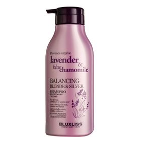 Luxliss 500 ml Lavender Blue Chamomile Balancing Blonde Silver Shampoo