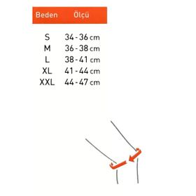 Luxor 104 2XL Örgü Patella Ligament Destekli Dizlik