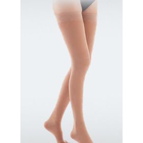 Luxor 810 No: 6 Orta Basınçlı Diz Üstü Açık Burun Ten Varis Çorabı