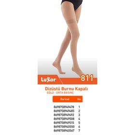 Luxor 811 Ten Rengi Clas 2 No:4 Orta Basınç Dizüstü Varis Çorabı