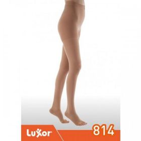 Luxor 814 CCL2 Ten Rengi Orta Basınçlı Külotlu Burnu Açık Varis Çorabı