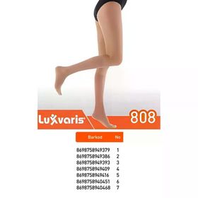 Luxor Dizaltı Burnu Açık Orta Basınç 808 NO:2-S Varis Çorabı