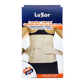 Luxor One Size 188 32 cm Lumbosakral Çelik Balenli Korse