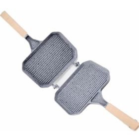 luxurianthome Taşhan Ocak Üstü Granit Tost Makinesi