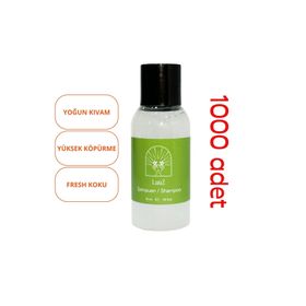 Luz Otel Tipi Tek Kullanımlık Mini Buklet 1000x35 ml Şampuan