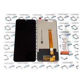 LW Oppo AX7 Siyah Lcd Dokunmatik Ekran + B-7000