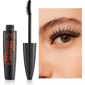 LYKD Exceptional Fan Effect Curl Waterproof Yelpaze Etkili ve Kıvrım Veren Su Dayanıklı Siyah Maskara