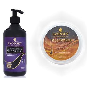 Lyonsey Hindistan Cevizi Özlü 400 ml Şampuan + 250 ml Saç Bakım Kremi