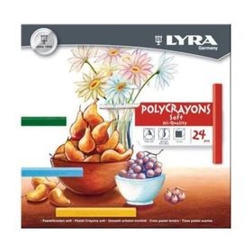 Lyra 24Lü Polycrayons Kutu Toz Pastel Boya