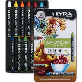 Lyra Aquacolor Aquarell 12 Renk Sulandırılabilen Pastel Boya