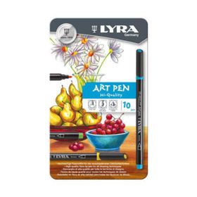 Lyra Hi-Quality 10 Renk Metal Kutu L6751100 Art Pen