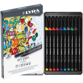 Lyra Hi-Quality 10'lu Set Metal Art Pen