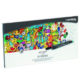 Lyra Hi-Quality 30 Renk Metal Kutu Art Pen