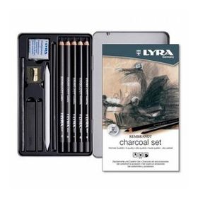 Lyra L2051112 Rembrandt Charcoal 12'li Çizim Kalem Set
