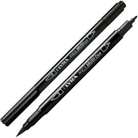 Lyra L6520099 Black Aqua Brush Duo Çift Uçlu Çizim Kalemi