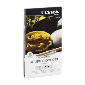 Lyra Metal Kutulu 12 Renk Suluboya Kalemi