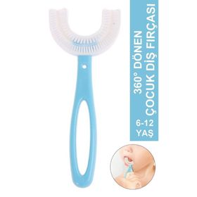 Lyra Professional U Şeklinde 6-12 Yaş Mavi Pratik Çocuk Diş Fırçası
