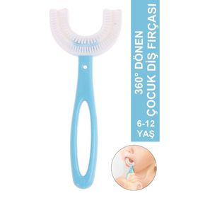 Lyra Professional U Şeklinde 6-12 Yaş Mavi Pratik Çocuk Diş Fırçası