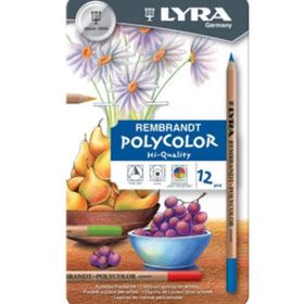 Lyra Rembrandt Polycolor 12 Renk Kuru Boya Kalemi