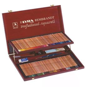 Lyra Rembrant Professional Aquarell Ahşap Kutulu 106'lı Kalem Set