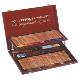 Lyra Rembrant Professional Aquarell Ahşap Kutulu 106'lı Kalem Set
