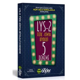 LYS 2 Fizik Kimya Biyoloji Açık Uçlu Sorularla Beşli Deneme Sınavı - Ömer Çetinkaya