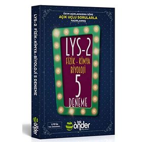 LYS 2 Fizik Kimya Biyoloji Açık Uçlu Sorularla Beşli Deneme Sınavı - Ömer Çetinkaya
