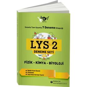 LYS 2 Fizik - Kimya - Biyoloji Deneme Seti - Kalender Aslan Işık Mustafa Bedel Ebru Büyükdereli