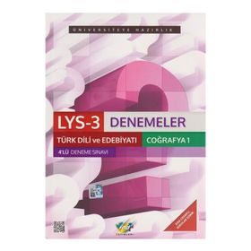 LYS-3 Denemeler Türk Dili ve Edebiyatı Coğrafya-1 4’lü Deneme Sınavı - kollektif