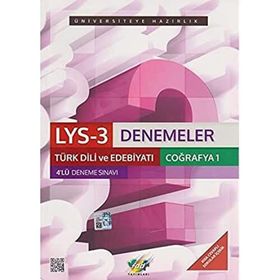 LYS-3 Denemeler Türk Dili ve Edebiyatı Coğrafya-1 4’lü Deneme Sınavı - kollektif