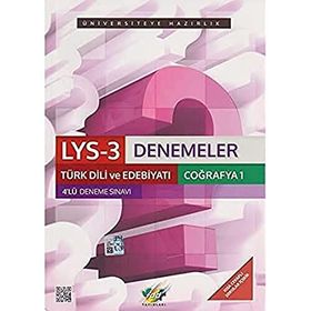 LYS-3 Denemeler Türk Dili ve Edebiyatı Coğrafya-1 4’lü Deneme Sınavı - kollektif
