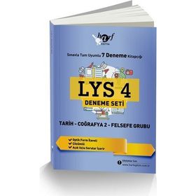 LYS 4 Tarih - Coğrafya 2 - Felsefe Grubu Deneme Seti - Ahmet Yılmaz Binali Toprakçı Alirıza Güney Nazan Sezen Demirci Orhan Bağış