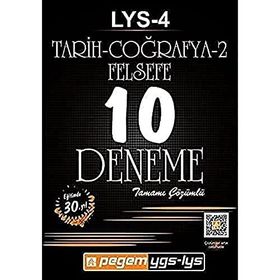 LYS - 4 Tarih - Coğrafya 2 - Felsefe Tamamı Çözümlü 10 Deneme - kollektif