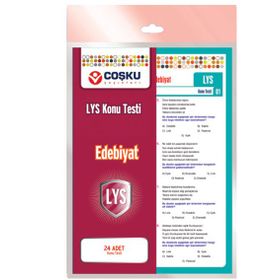 LYS EDEBIYAT 24 ADET KONU TESTI - KOMISYON
