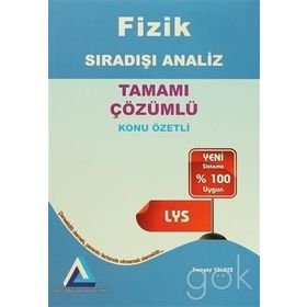 LYS FIZIK SIRADIŞI ANALIZ TAMAMI ÇÖZÜMLÜ KONU ÖZETLI - TUNCAY YILDIZ