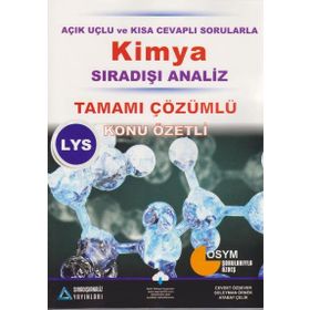 LYS KIMYA SIRADIŞI ANALIZ TAMAMI ÇÖZÜMLÜ KONU ÖZETLI - HAYRETTIN FIDAN;ATABAY ÇELIK;CEVDET ÖZSEVER