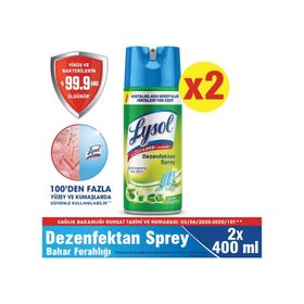 Lysol 400 ml Bahar Ferahlığı Sprey Dezenfektan