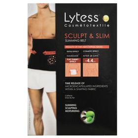Lytess Men Sculpt-Slim Slimming Belt Black Noir İnceltici ve Sıkılaştırıcı Etkili Erkek Korse L-XL