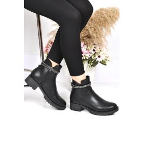 M.P 222-2756 Siyah Kadın Bot